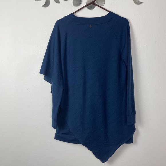 Soft Surroundings Woman's Sz S Blue Madison Cape Tunic Sweater 28583 - Picture 8 of 8